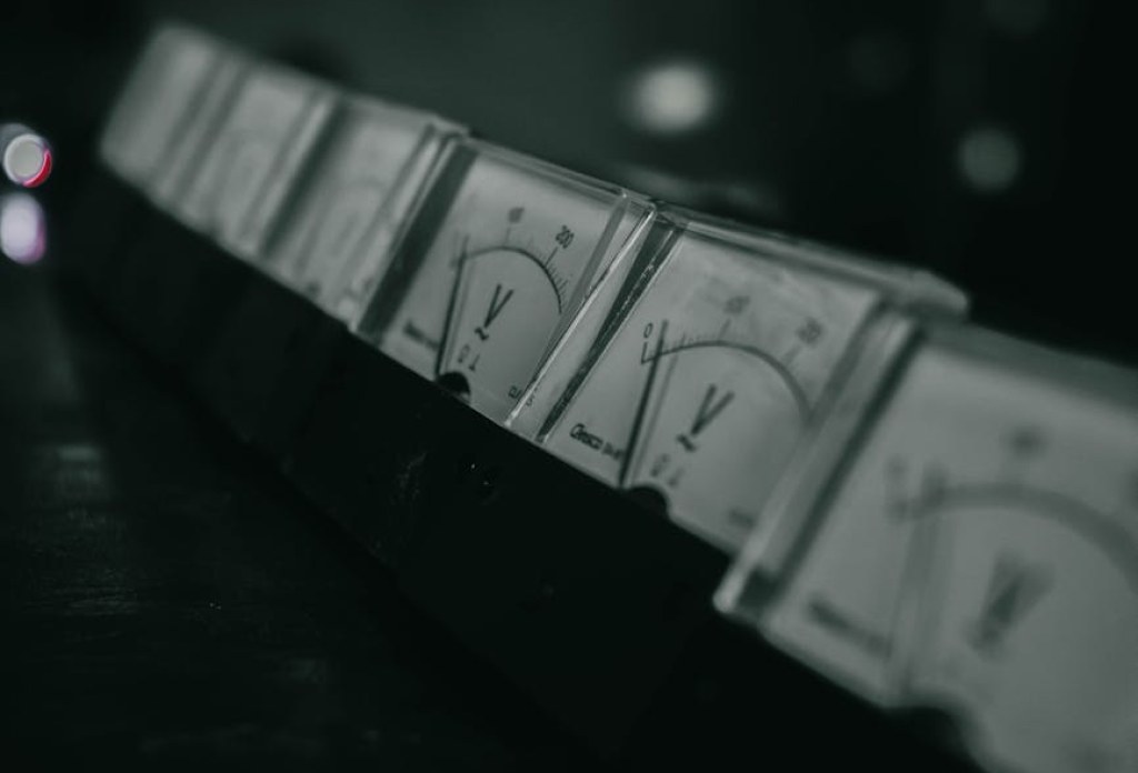 electricity meter close-up