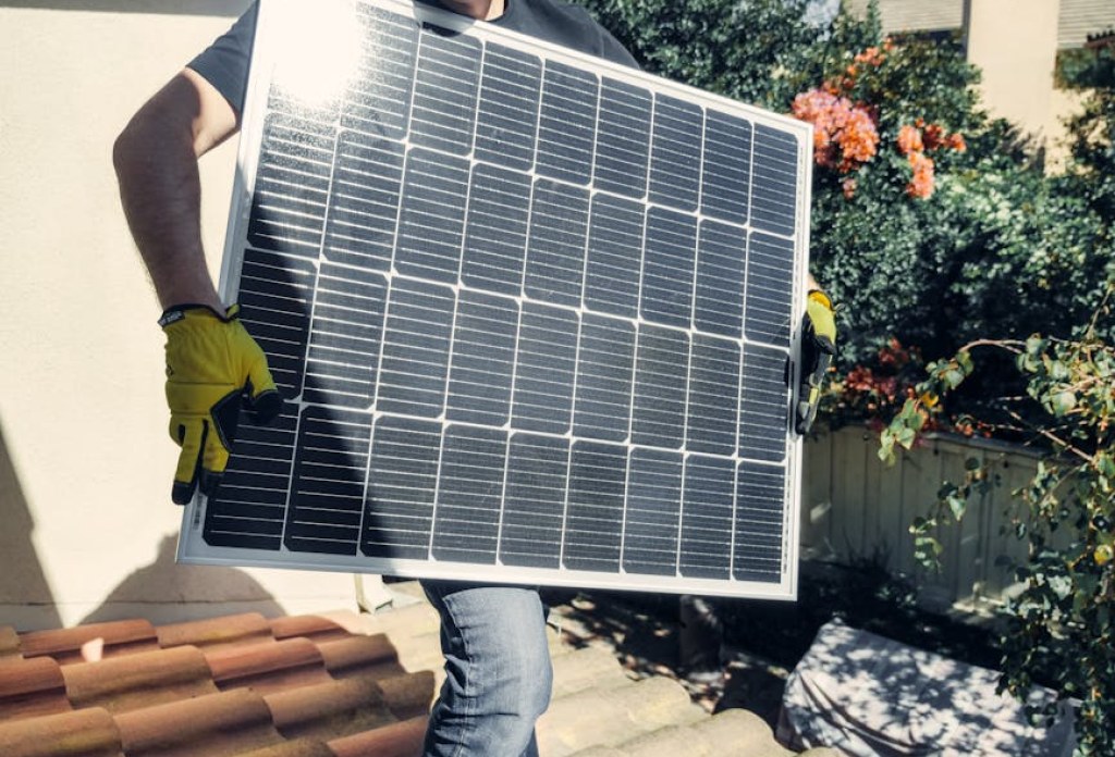 firefighter solar panel