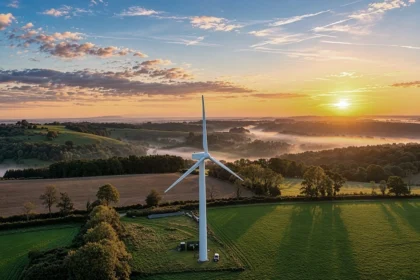 Distgen pozyskuje 2,4 mln funtów na modernizację turbiny wiatrowej w Faccombe