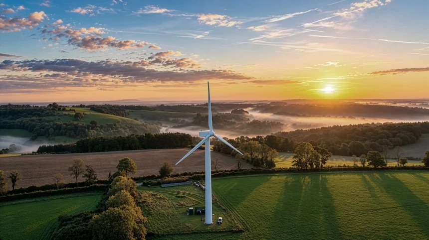 Distgen pozyskuje 2,4 mln funtów na modernizację turbiny wiatrowej w Faccombe