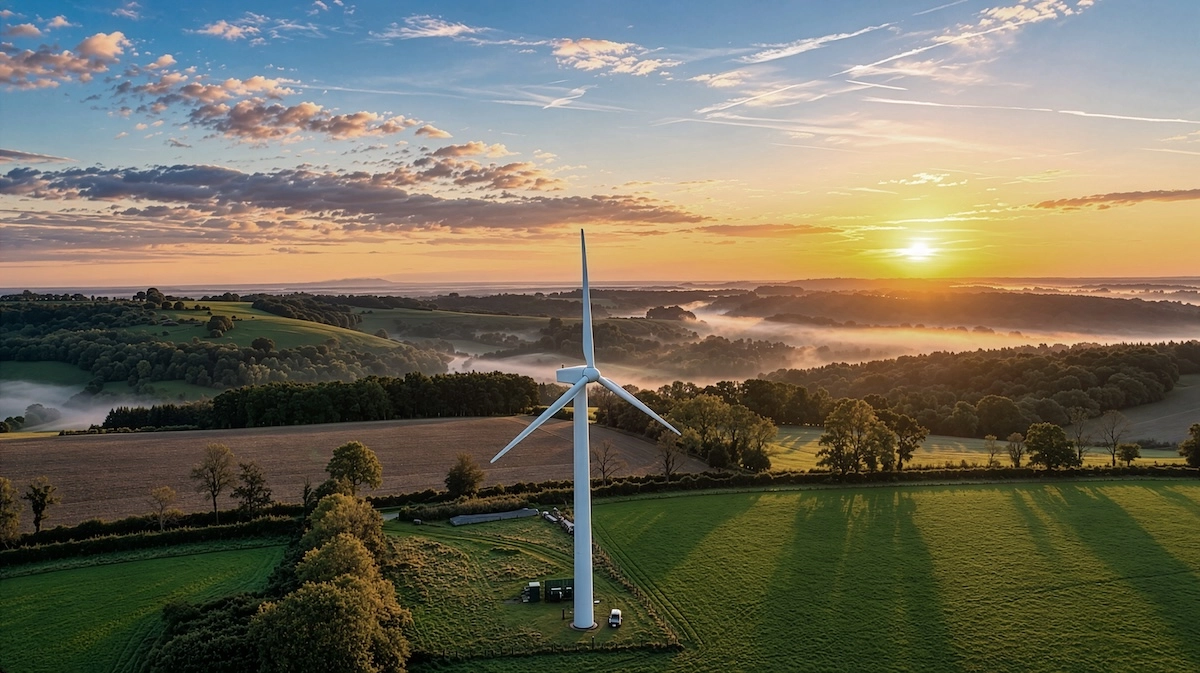 Distgen pozyskuje 2,4 mln funtów na modernizację turbiny wiatrowej w Faccombe