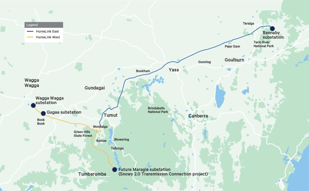 Drony i śmigłowce rozwieszają 9 000 km kabli dla projektu HumeLink w Australii