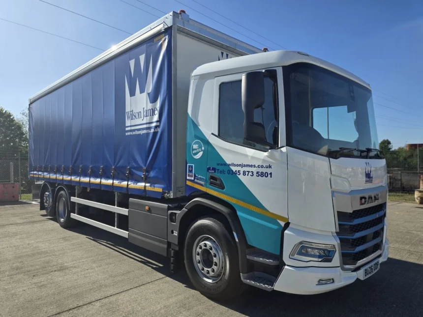 Wilson James odbiera pierwszą elektryczną ciężarówkę Daf XD Electric